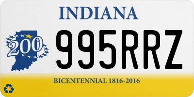 IN license plate 995RRZ