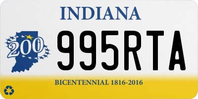 IN license plate 995RTA