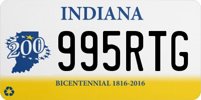 IN license plate 995RTG