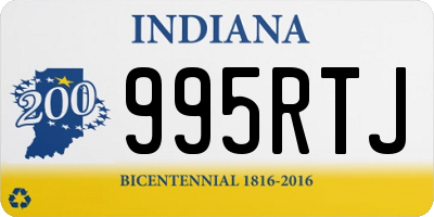 IN license plate 995RTJ