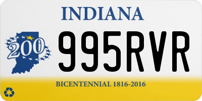 IN license plate 995RVR