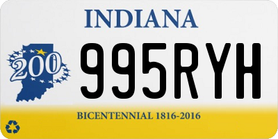 IN license plate 995RYH