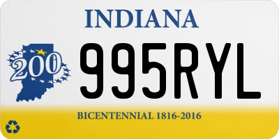 IN license plate 995RYL