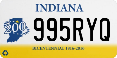 IN license plate 995RYQ