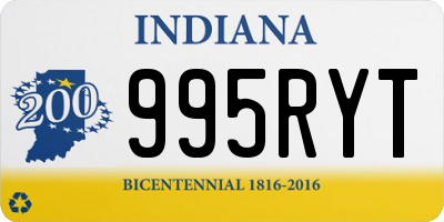 IN license plate 995RYT