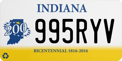 IN license plate 995RYV