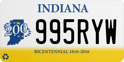 IN license plate 995RYW