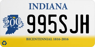 IN license plate 995SJH