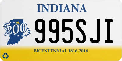 IN license plate 995SJI