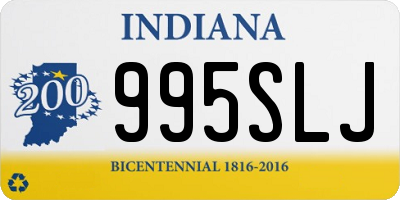 IN license plate 995SLJ