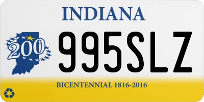 IN license plate 995SLZ