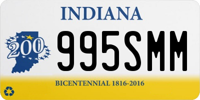 IN license plate 995SMM