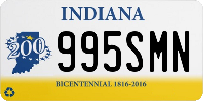 IN license plate 995SMN