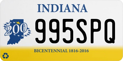 IN license plate 995SPQ