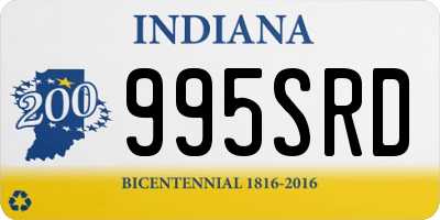 IN license plate 995SRD