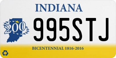 IN license plate 995STJ