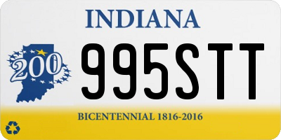 IN license plate 995STT