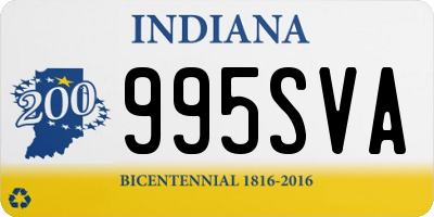 IN license plate 995SVA