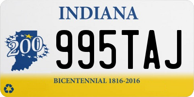 IN license plate 995TAJ