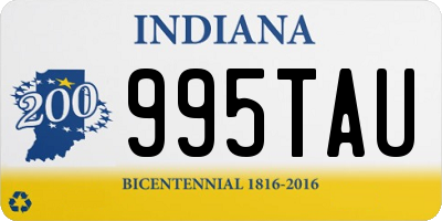 IN license plate 995TAU