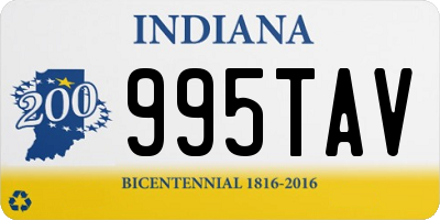 IN license plate 995TAV