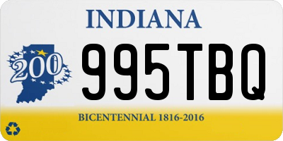 IN license plate 995TBQ