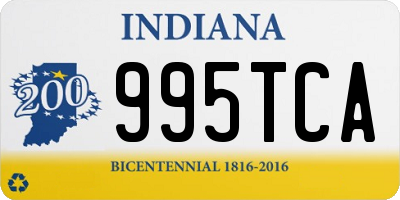 IN license plate 995TCA