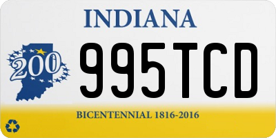 IN license plate 995TCD