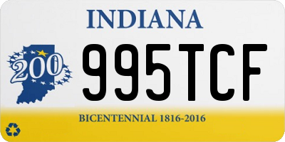 IN license plate 995TCF