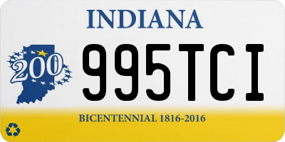 IN license plate 995TCI