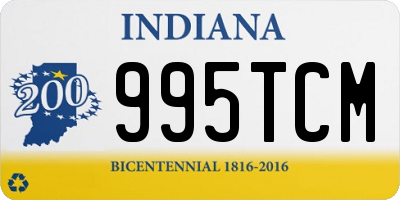 IN license plate 995TCM