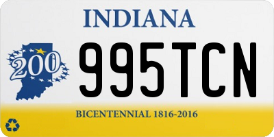 IN license plate 995TCN