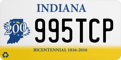 IN license plate 995TCP