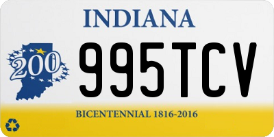 IN license plate 995TCV