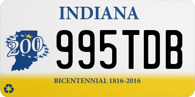 IN license plate 995TDB