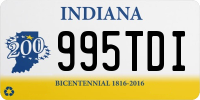 IN license plate 995TDI