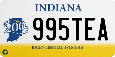 IN license plate 995TEA