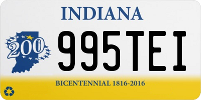 IN license plate 995TEI