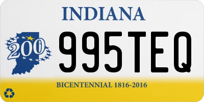 IN license plate 995TEQ