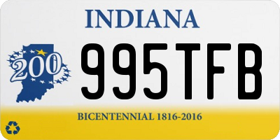 IN license plate 995TFB