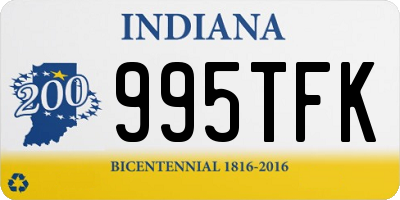 IN license plate 995TFK