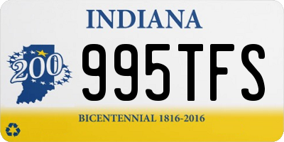 IN license plate 995TFS