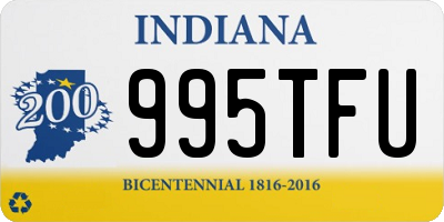 IN license plate 995TFU