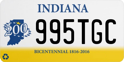 IN license plate 995TGC