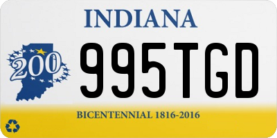 IN license plate 995TGD