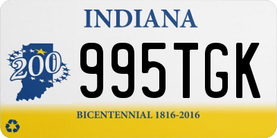 IN license plate 995TGK