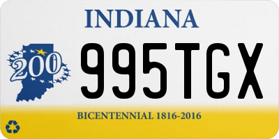 IN license plate 995TGX