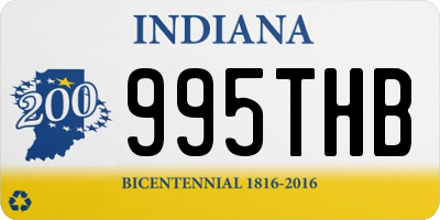 IN license plate 995THB