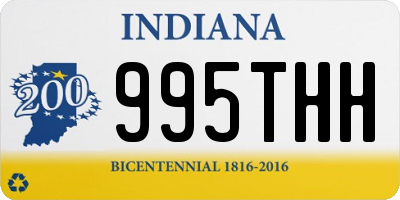 IN license plate 995THH