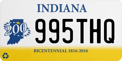 IN license plate 995THQ